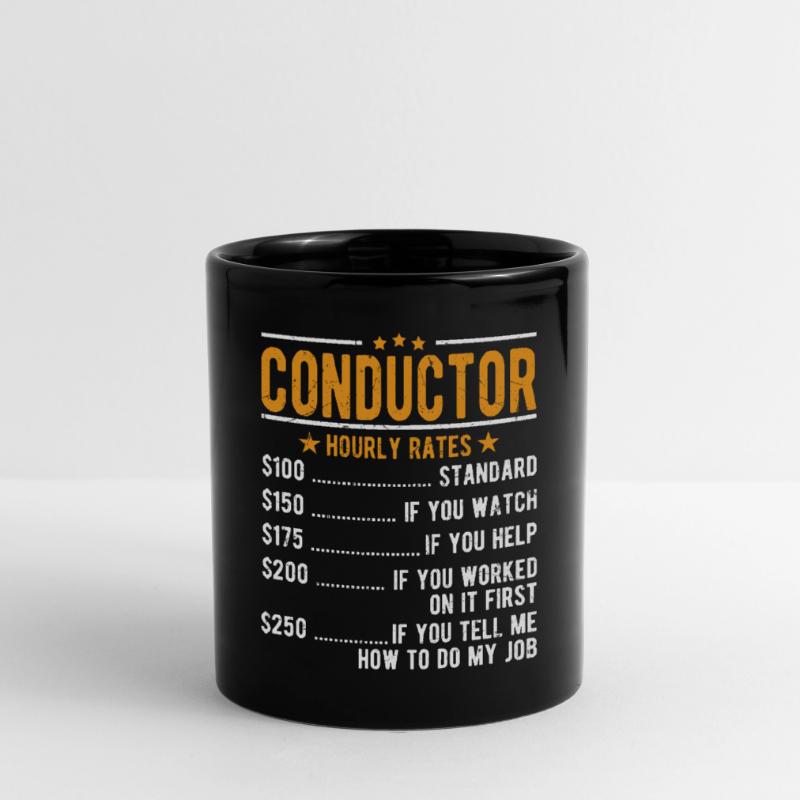 Dirigent Stundenlohn Tasse einfarbig