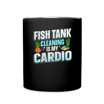 Water Change and Chill Aquatic Gift - Full Colour Mug - black - Front