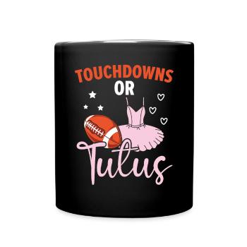 Touchdowns Ou Tutus Grossesse Sexe Révéler - Mug uni - noir - Devant