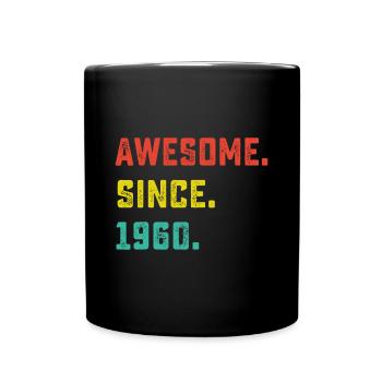 62ème anniversaire cadeau vintage génial depuis 1960 62 y - Mug uni - noir - Devant