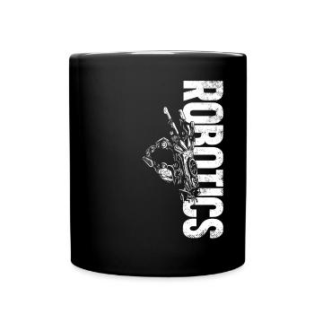 Ingénieur Robotique Robot Vintage - Mug uni - noir - Devant