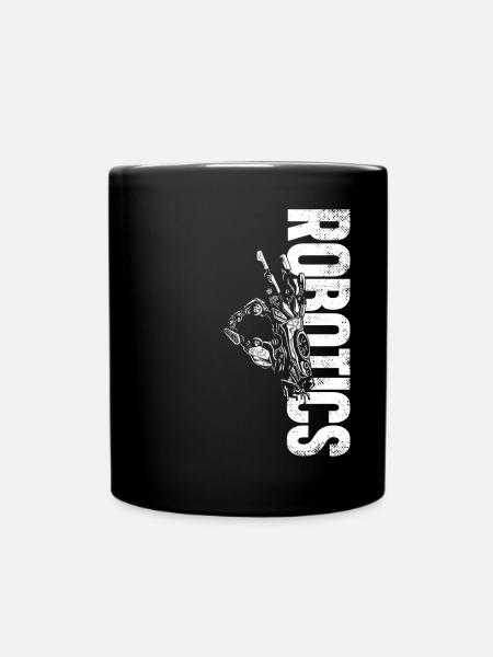 Robot Robotics Engineer Vintage - Tasse einfarbig - Schwarz