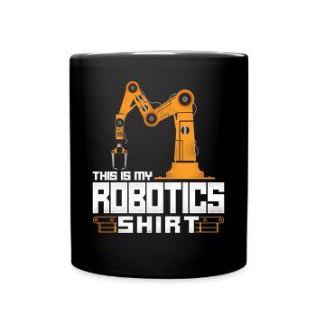 Ingénieur Robotique Robot Vintage - Mug uni - noir - Devant