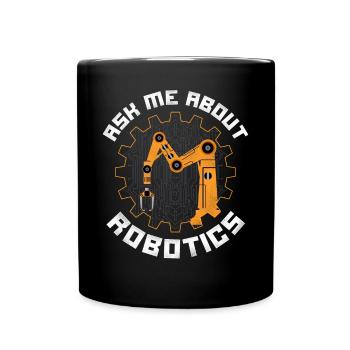 Ingénieur Robotique Robot Vintage - Mug uni - noir - Devant