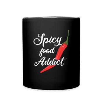 Piment - Mug uni - noir - Devant