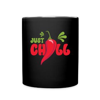 Piment - Mug uni - noir - Devant
