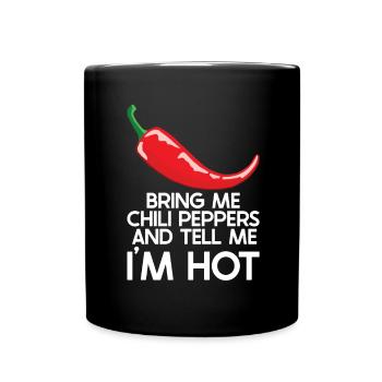 Piment - Mug uni - noir - Devant
