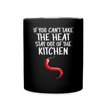 Piment - Mug uni - noir - Devant