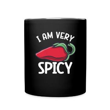 Piment - Mug uni - noir - Devant
