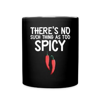 Piment - Mug uni - noir - Devant