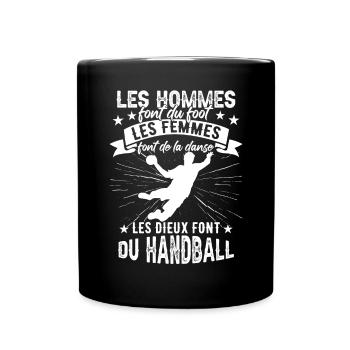Handballeur Homme Humour Handball - Mug uni - noir - Devant