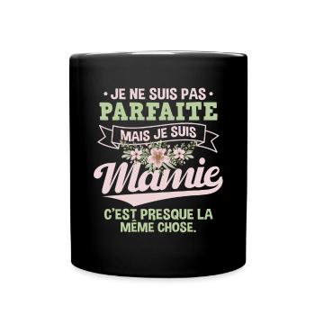 Je Suis Mamie Fête Des Mères - Mug uni - noir - Devant