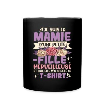 Grand-Mère Mamie Petite-Fille - Mug uni - noir - Devant