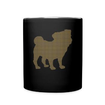 Pug - Full Colour Mug - black - Front