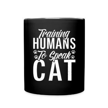 Gift Cat Owner Cat Gift - Full Colour Mug - black - Front