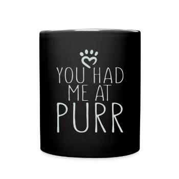Gift Cat Owner Cat Gift - Full Colour Mug - black - Front
