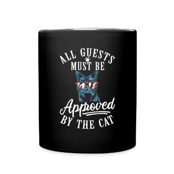 Gift Cat Owner Cat Gift - Full Colour Mug - black - Front