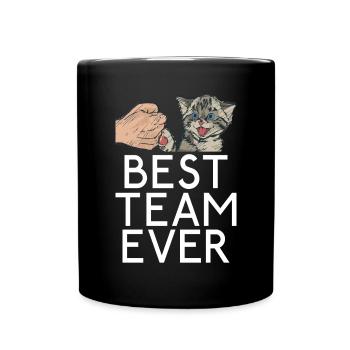 Cadeau Propriétaire de chat Cadeau de chat - Mug uni - noir - Devant