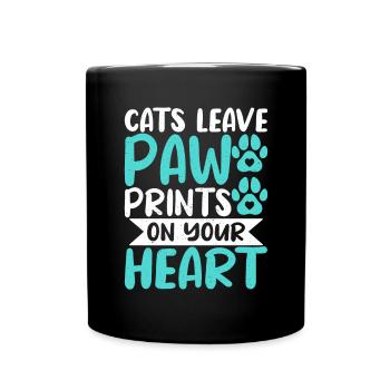 Cadeau Propriétaire de chat Cadeau de chat - Mug uni - noir - Devant
