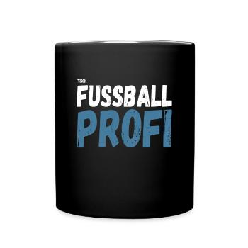 Tischfußball Profi Tischfußballer - Tasse einfarbig - Schwarz - Vorne