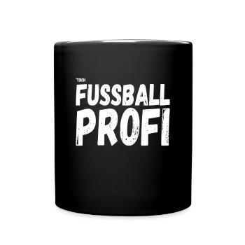 Tischfußball Profi Tischfußballer - Tasse einfarbig - Schwarz - Vorne