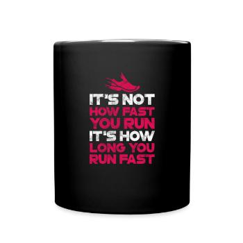 Running Runner Jogging Jogging Runner Cadeau - Mug uni - noir - Devant
