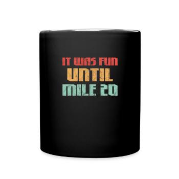 Running Runner Jogging Jogging Runner Gift - Full Colour Mug - black - Front