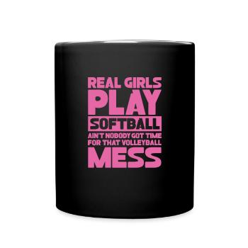Joueur de softball Baseball Sport Pitcher Cadeau - Mug uni - noir - Devant