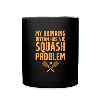 Squash - Tasse einfarbig - Schwarz - Vorne