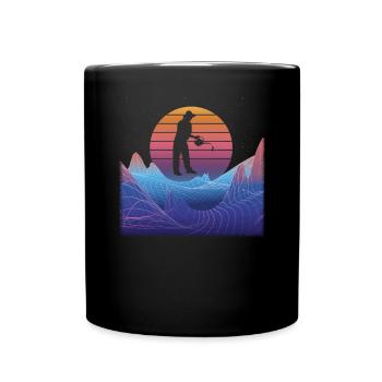 Gardener Accessories Garden Motif - Full Colour Mug - black - Front