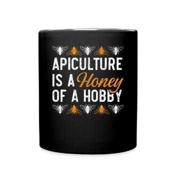 Beekeeper Beekeeping Apiarist Honeybee Bee Lover - Full Colour Mug - black - Front