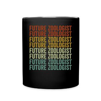 Future zoologist Zookeeper Zookeeper - Full Colour Mug - black - Front