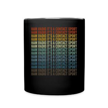 Radio amateur C’est un sport de contact Radio amateur - Mug uni - noir - Devant