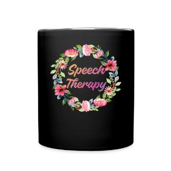 Speech Therapist Therapy Assistant - Tasse einfarbig - Schwarz - Vorne