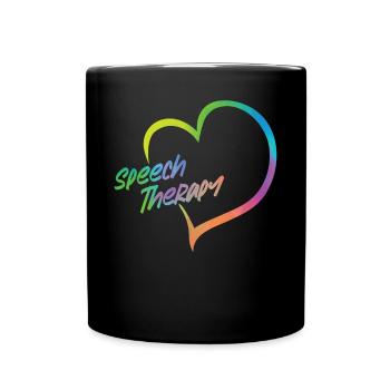 Speech Therapist Therapy Assistant - Tasse einfarbig - Schwarz - Vorne