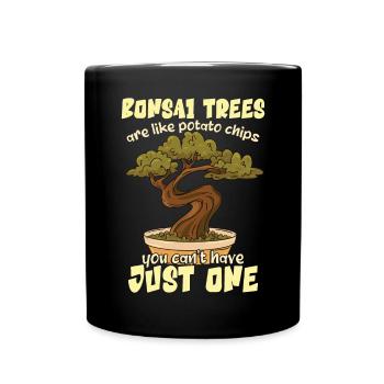 Funny Bonsai Tree - Full Colour Mug - black - Front