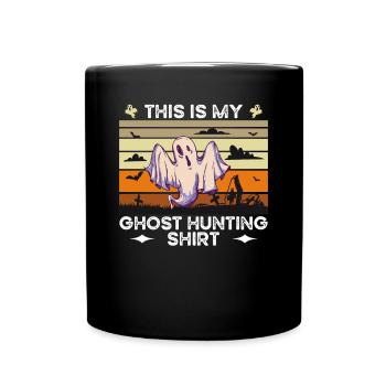 Ghost Hunting Shirt - Full Colour Mug - black - Front