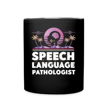 Speech Therapist Therapy Assistant - Tasse einfarbig - Schwarz - Vorne