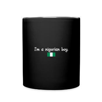 Je suis un garçon nigérian - Mug uni - noir - Devant