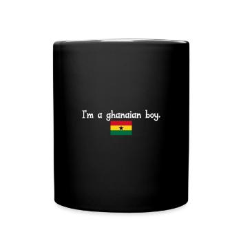 Je suis un garçon ghanéen - Mug uni - noir - Devant
