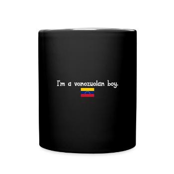 I'm a Venezuelan boy - Tasse einfarbig - Schwarz - Vorne