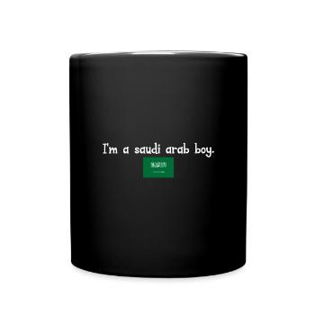 Je suis un garçon arabe saoudien - Mug uni - noir - Devant