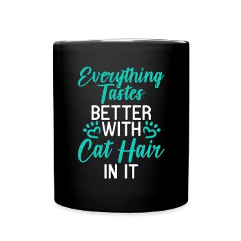 Gift Cat Owner Cat Gift - Full Colour Mug - black - Front