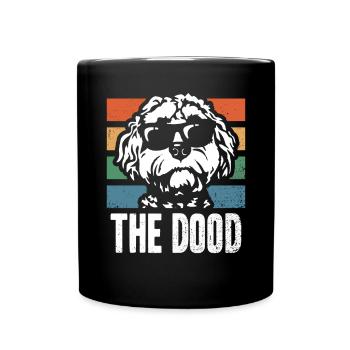 The Dood Doodle Labradoodle Goldendoodle - Full Colour Mug - black - Front