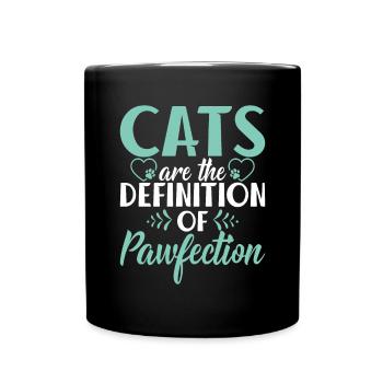 Cadeau Propriétaire de chat Cadeau de chat - Mug uni - noir - Devant