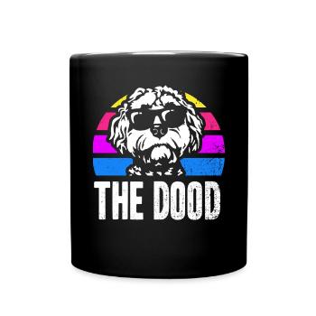 The Dood Doodle Labradoodle Goldendoodle - Full Colour Mug - black - Front