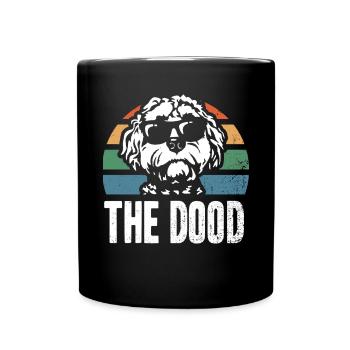 The Dood Doodle Labradoodle Goldendoodle - Full Colour Mug - black - Front