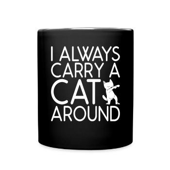 Gift Cat Owner Cat Gift - Full Colour Mug - black - Front