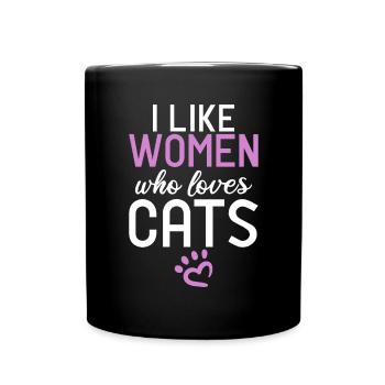 Cadeau Propriétaire de chat Cadeau de chat - Mug uni - noir - Devant