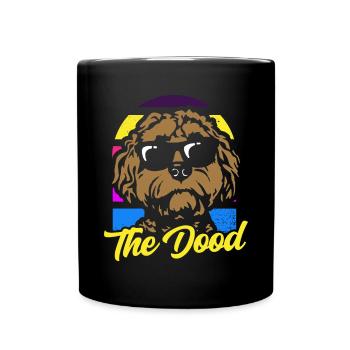 The Dood Doodle Labradoodle Goldendoodle - Full Colour Mug - black - Front